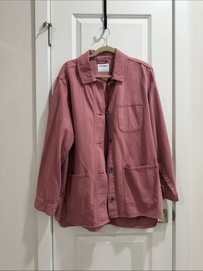 Old Navy Women's Dusty Rose Jean Jacket
